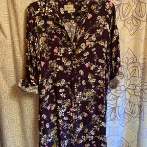 Shirt dress floral